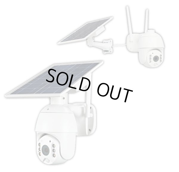 画像1: 4G通信型ソーラー充電式セキュリティカメラ SD/SIM別（別途SIMが必須）
