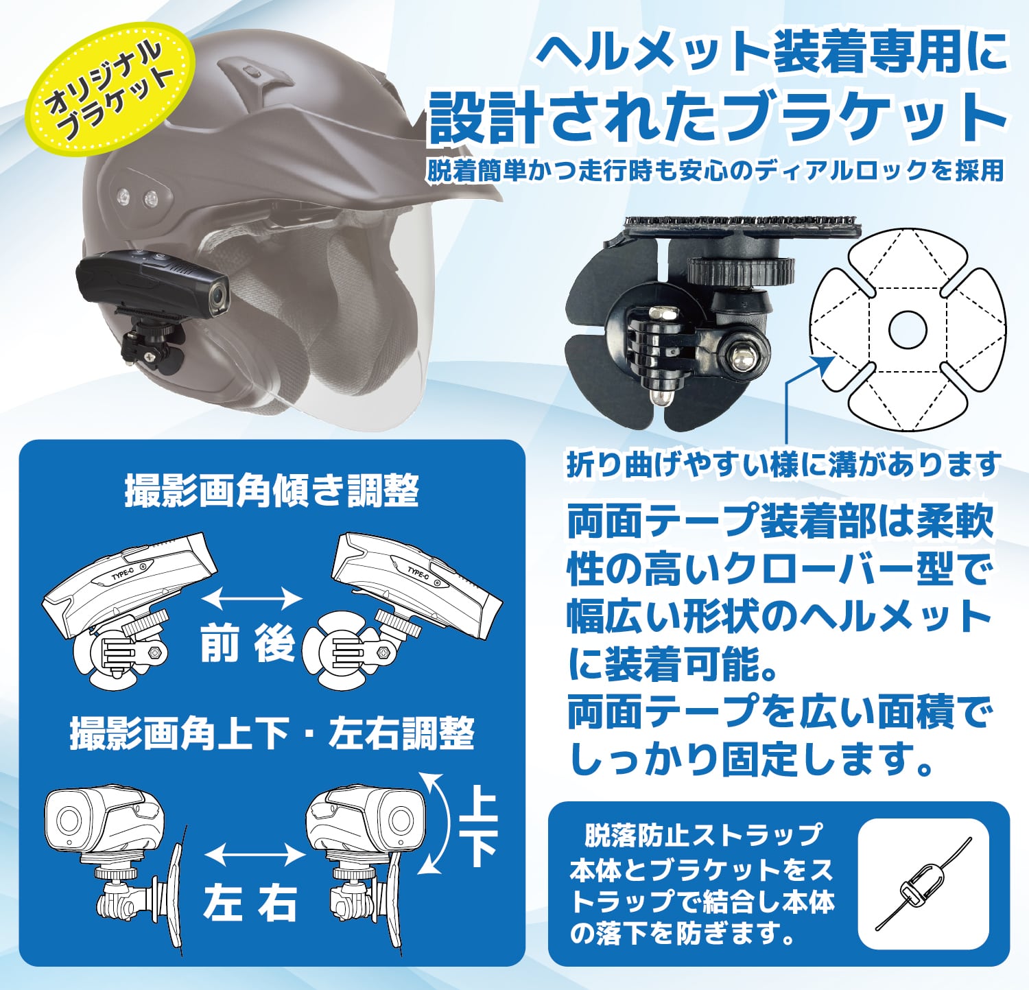 画像1: DD－1000用ヘルメット装着キット